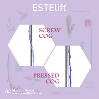 Face Lifting ESTElift PDO Thread _ Screw COG_ Pressed COG